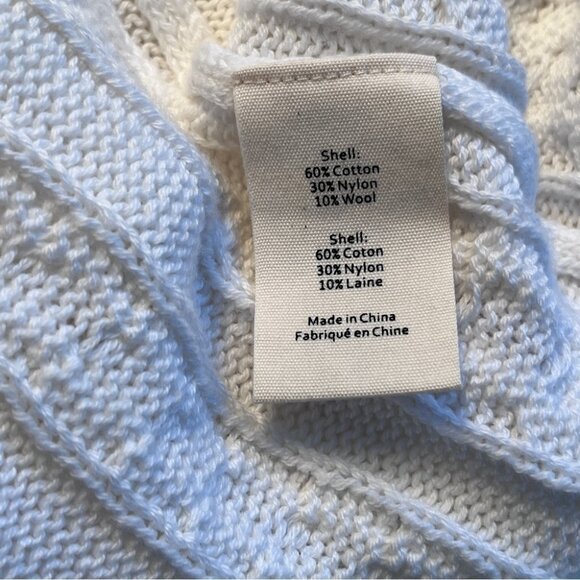 L'AGENCE Savanah Fringed Sweater Color: Ivory size XS - Picture 6 of 6